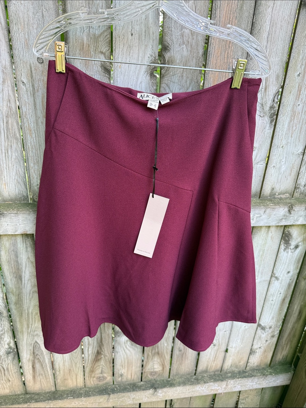 Alice’s Pig NWT Ruby’s Red Skirt academia schoolgirl granny chic London quirky 8
